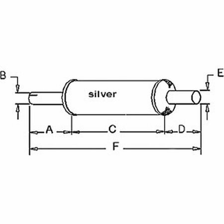 AFTERMARKET 20-1/2" Shell Vertical Muffler Fits Massey Ferguson Tractor 1100 1130 510634M91